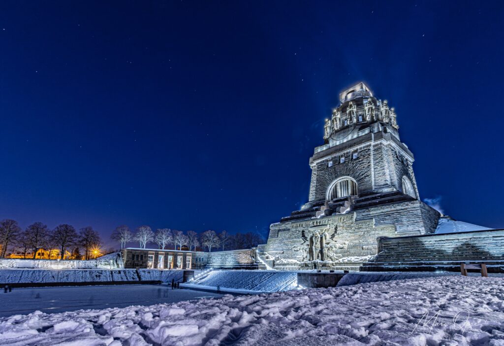 Winterliches Völkerschlachtdenkmal