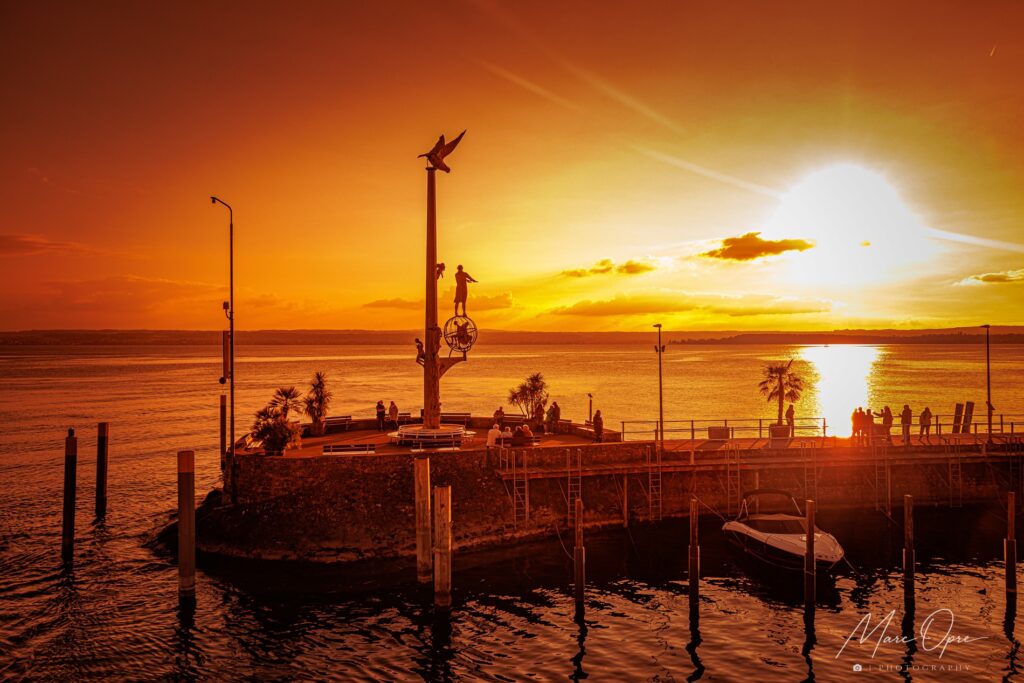Sonnenuntergang am Bodensee